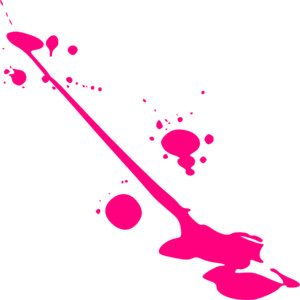 Paint Pink Splatter clip art - Polyvore