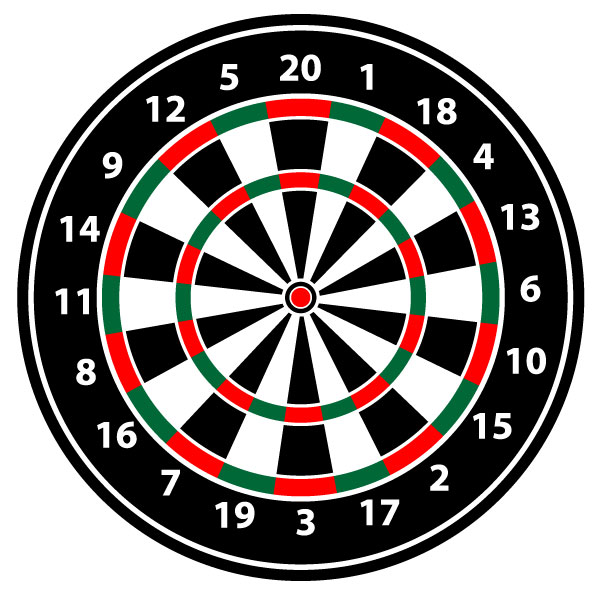 Gallery For > Dart Board Clipart