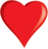 Heart Clipart Image - Simple Red Heart Drawing