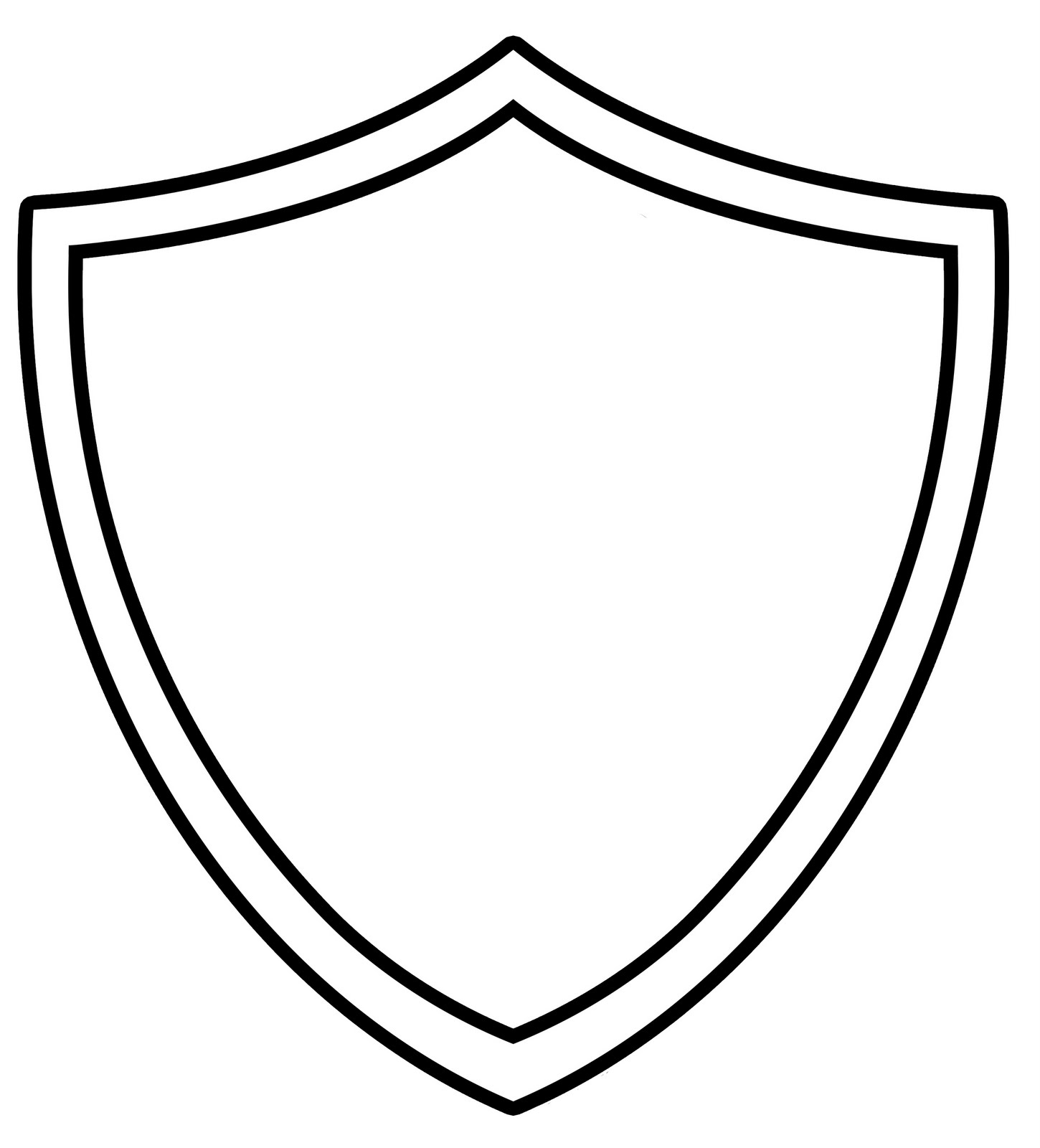 Shield Outline - Free Clipart Images
