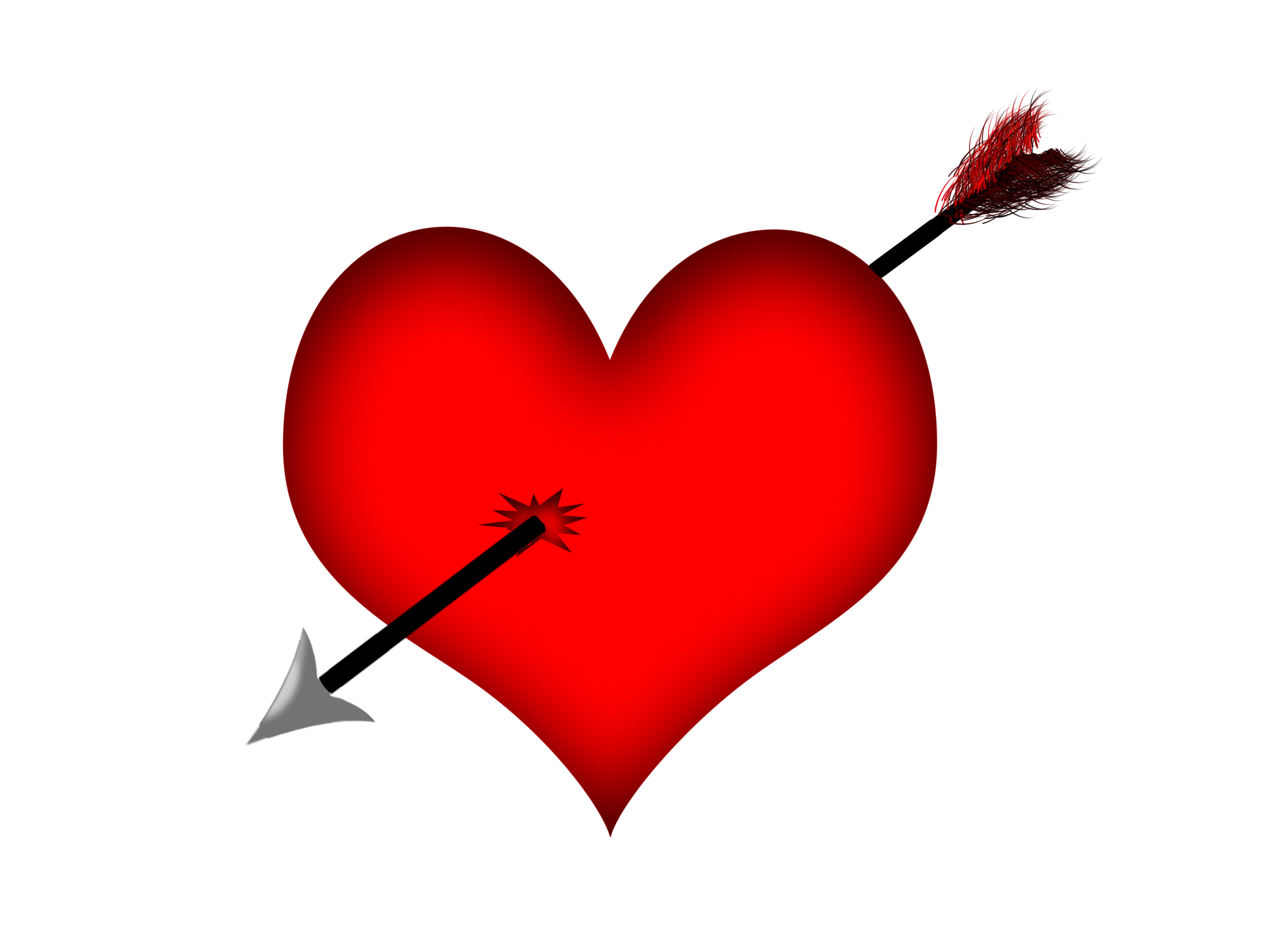 Heart With A Arrow Through It Images & Pictures - Becuo