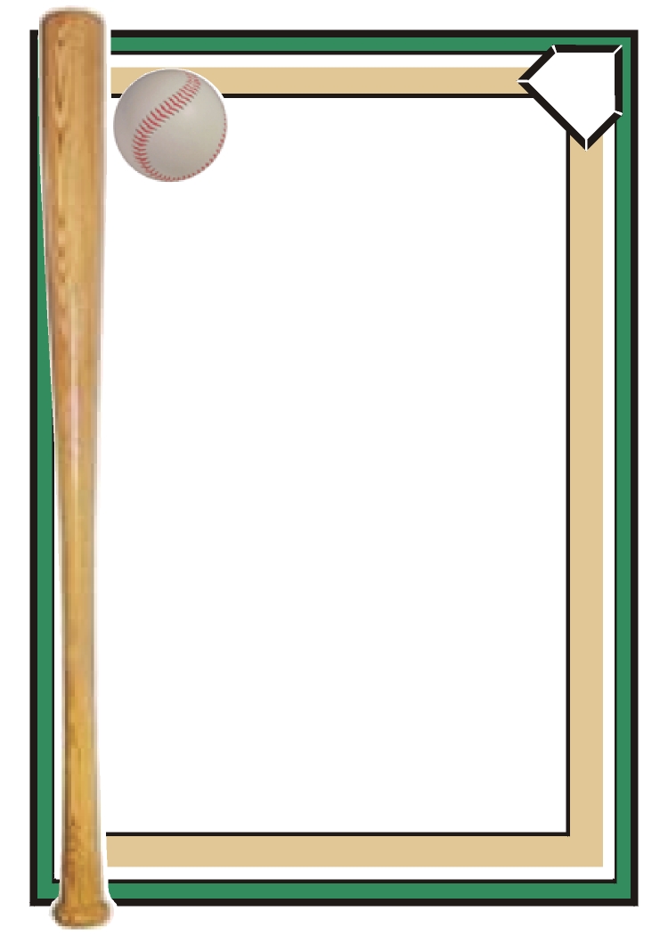 baseball clipart borders frames - photo #3