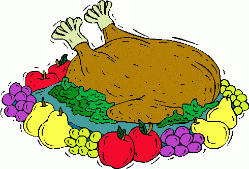 turkey cooked clipart