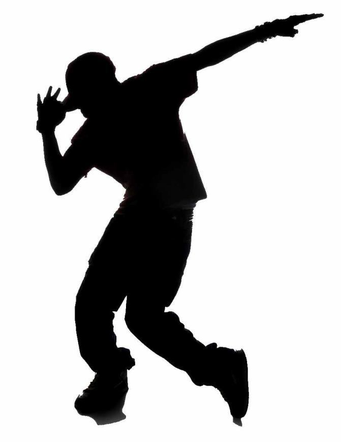 Imgs For > Hip Hop Silhouette Vector Free