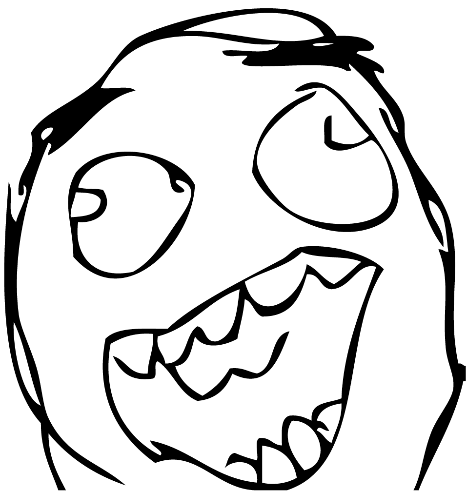 Happy face meme on All The Rage Faces!