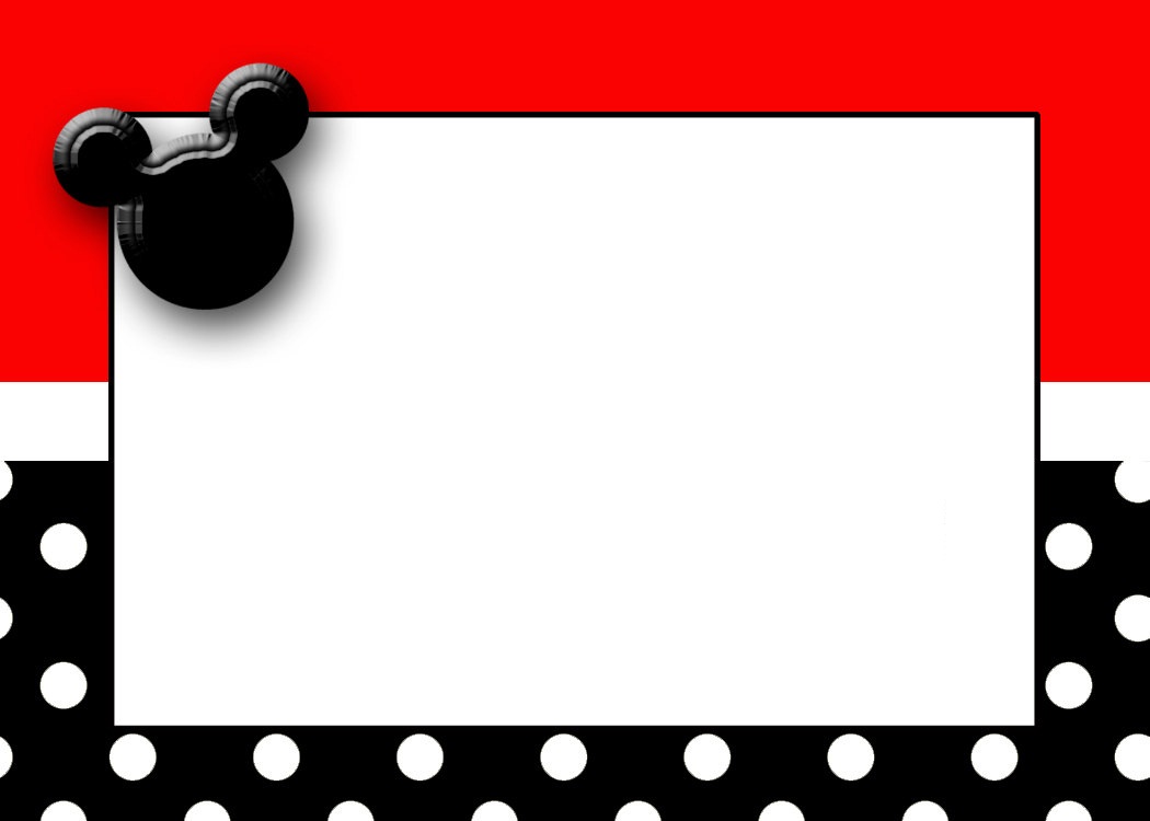Mickey Mouse Birthday Border Clipart