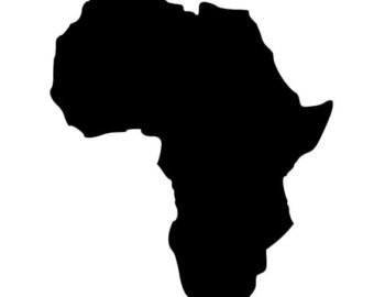Africa Map Silhouette - ClipArt Best