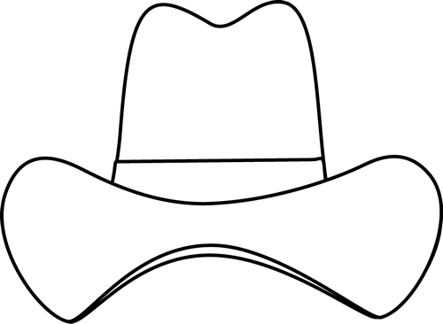 Cowboy Hat Stencil