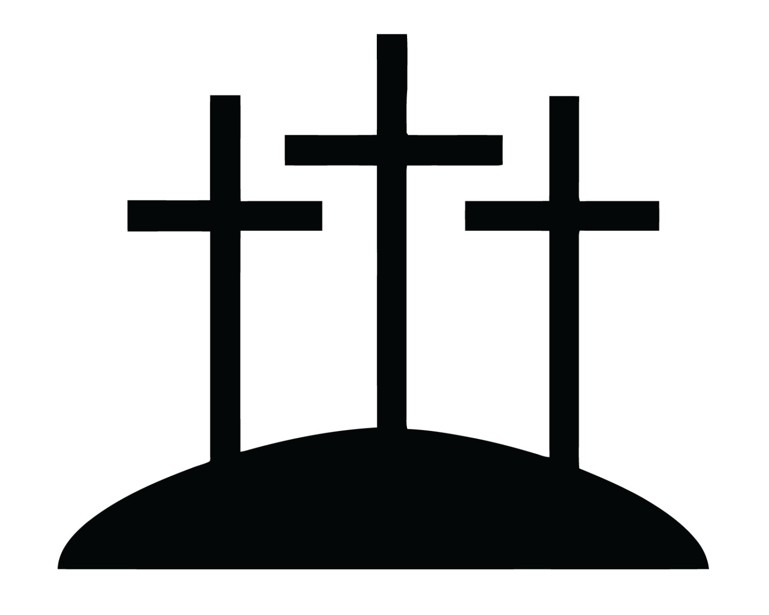 Three Crosses Decal 3 Crosses Sticker by StickermaniaDecals