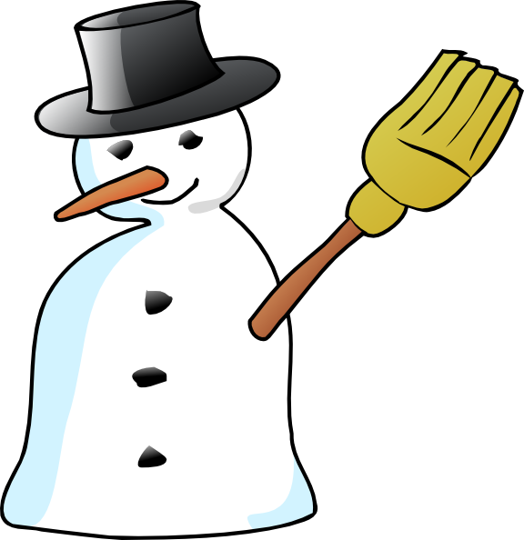 Snowman Outline Clipart