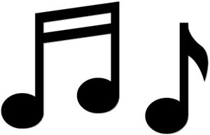 Music Notes Silhouette - ClipArt Best