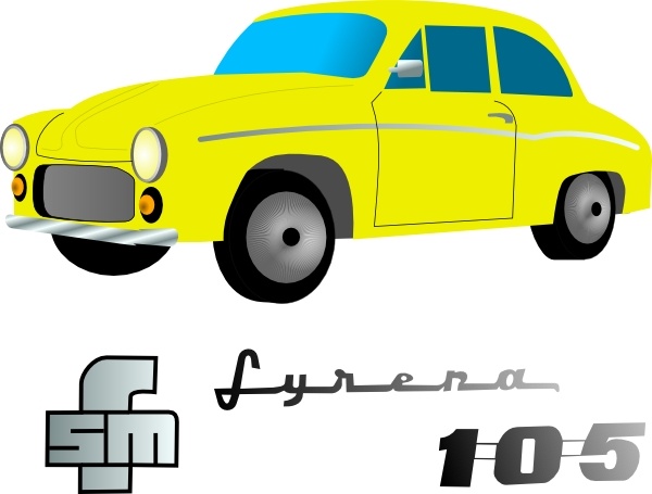 Yellow Car clip art Free vector in Open office drawing svg ( .svg ...