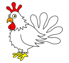 Funny Cartoon Chicken Clipart - Free to use Clip Art Resource