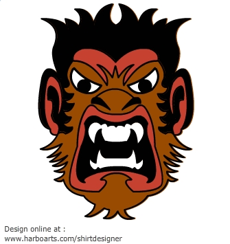 Download : Angry Monkey - Vector Graphic