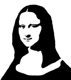 Mona Lisa Black And White Print - ClipArt Best