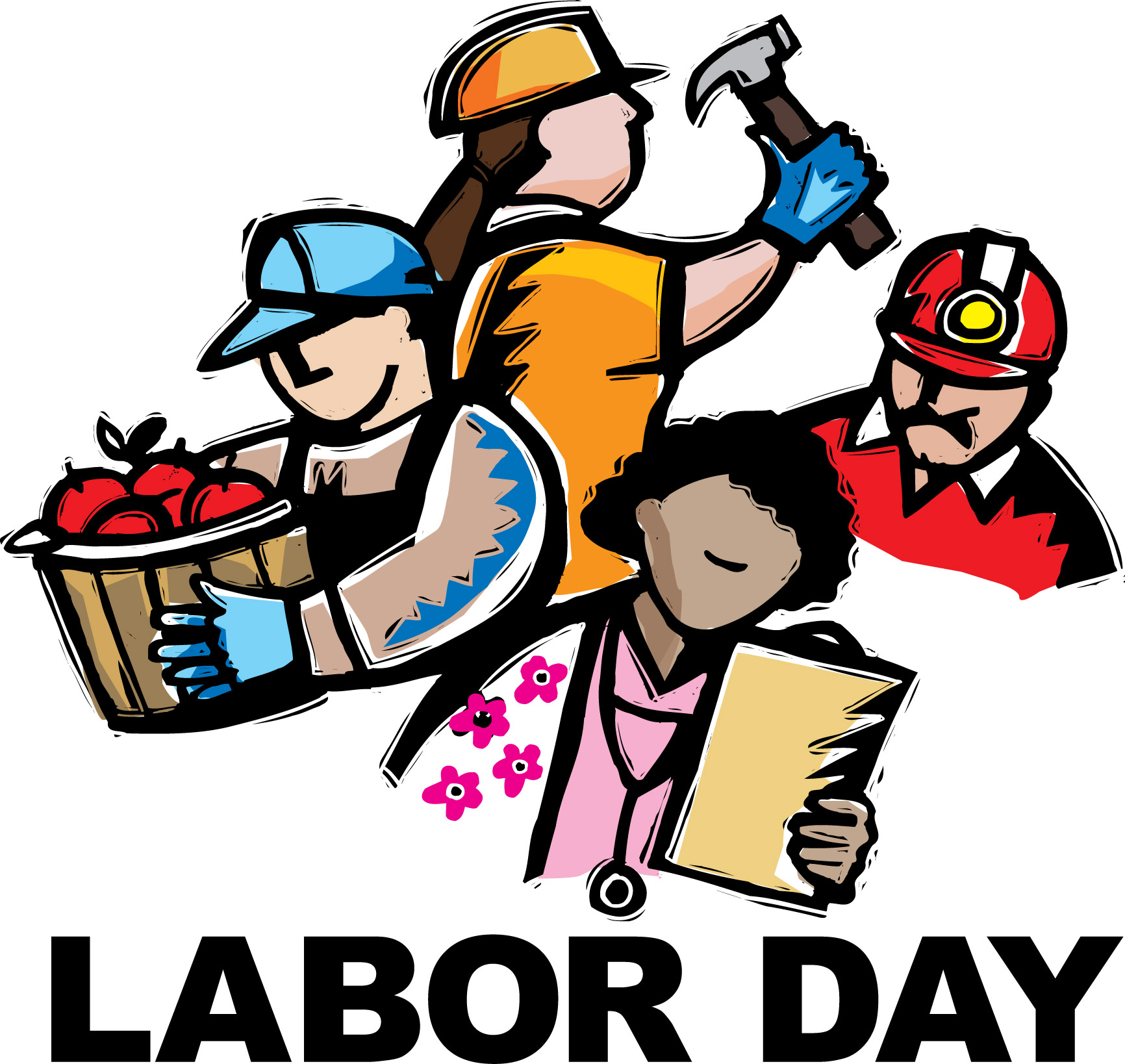 Labor Day Logo Clipart