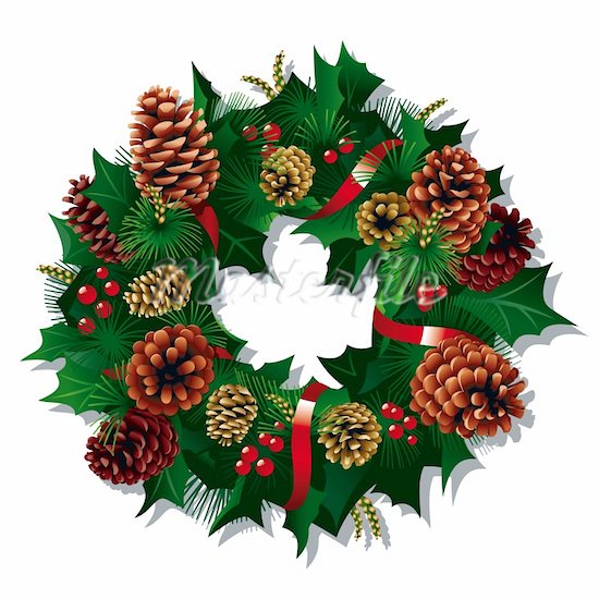 christmas garlands clipart - photo #24