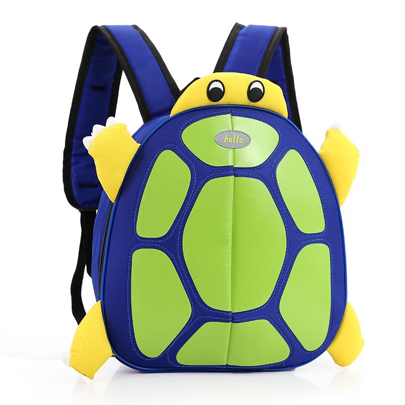 Cute Turtle School Bag Cartoon Preschool Backpack For Boys 3 7 ...