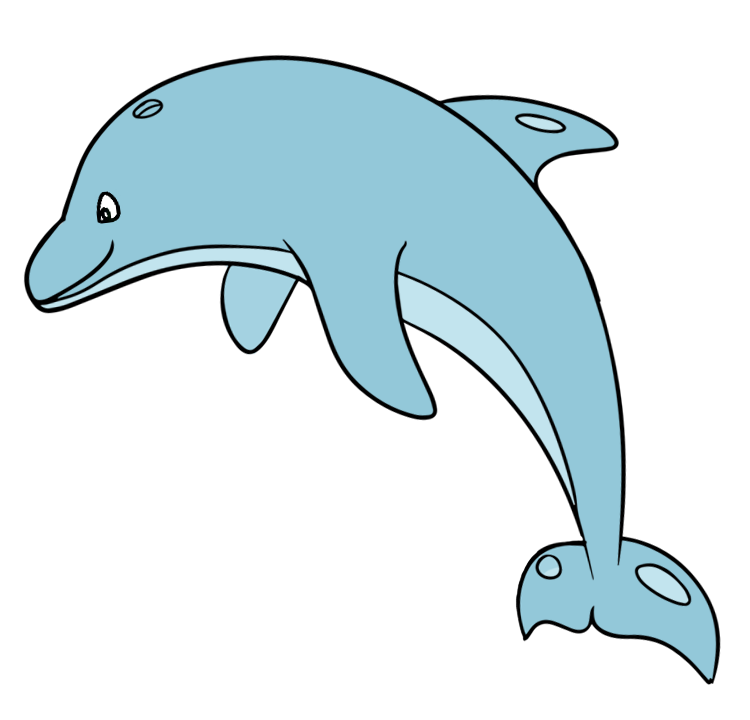 Cartoon Dolphin Clipart