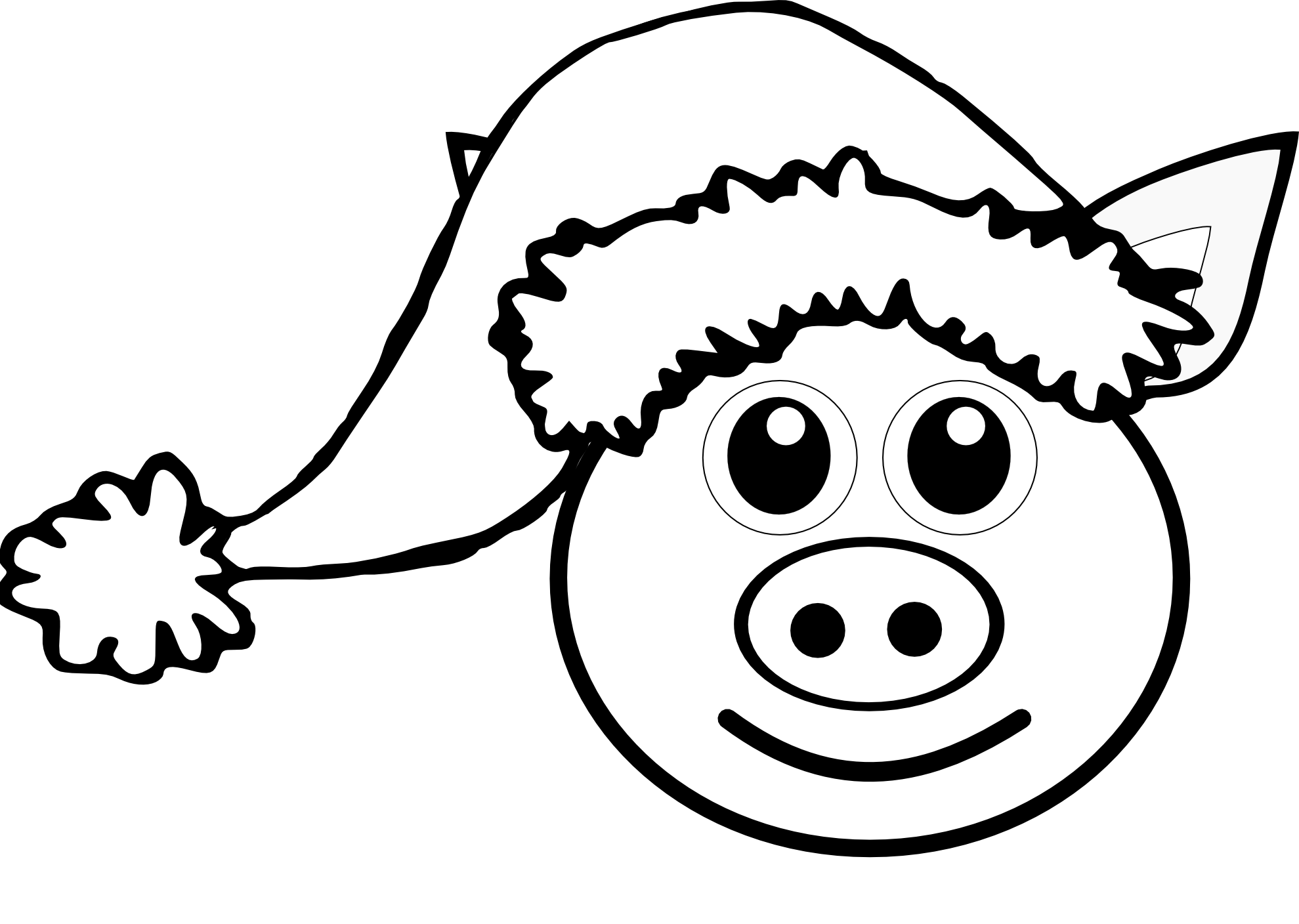 457 views Hippie Black And White Clipart