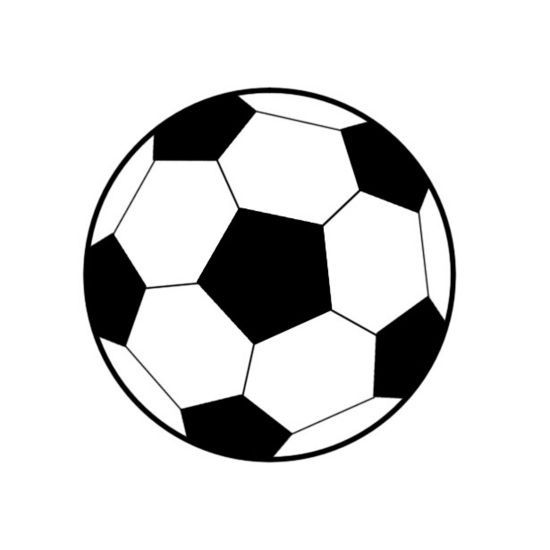 Miniature soccer ball clipart