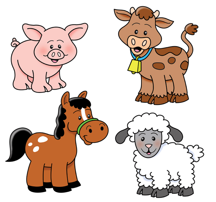 Farm Animals Clipart - Tumundografico