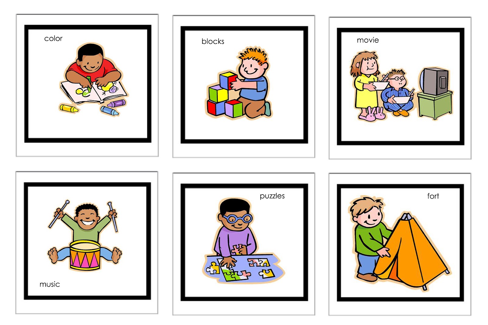 Toddler And Preschoolers Clipart