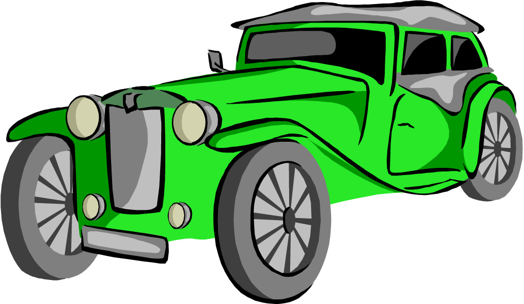 Old Car Cartoon Clipart