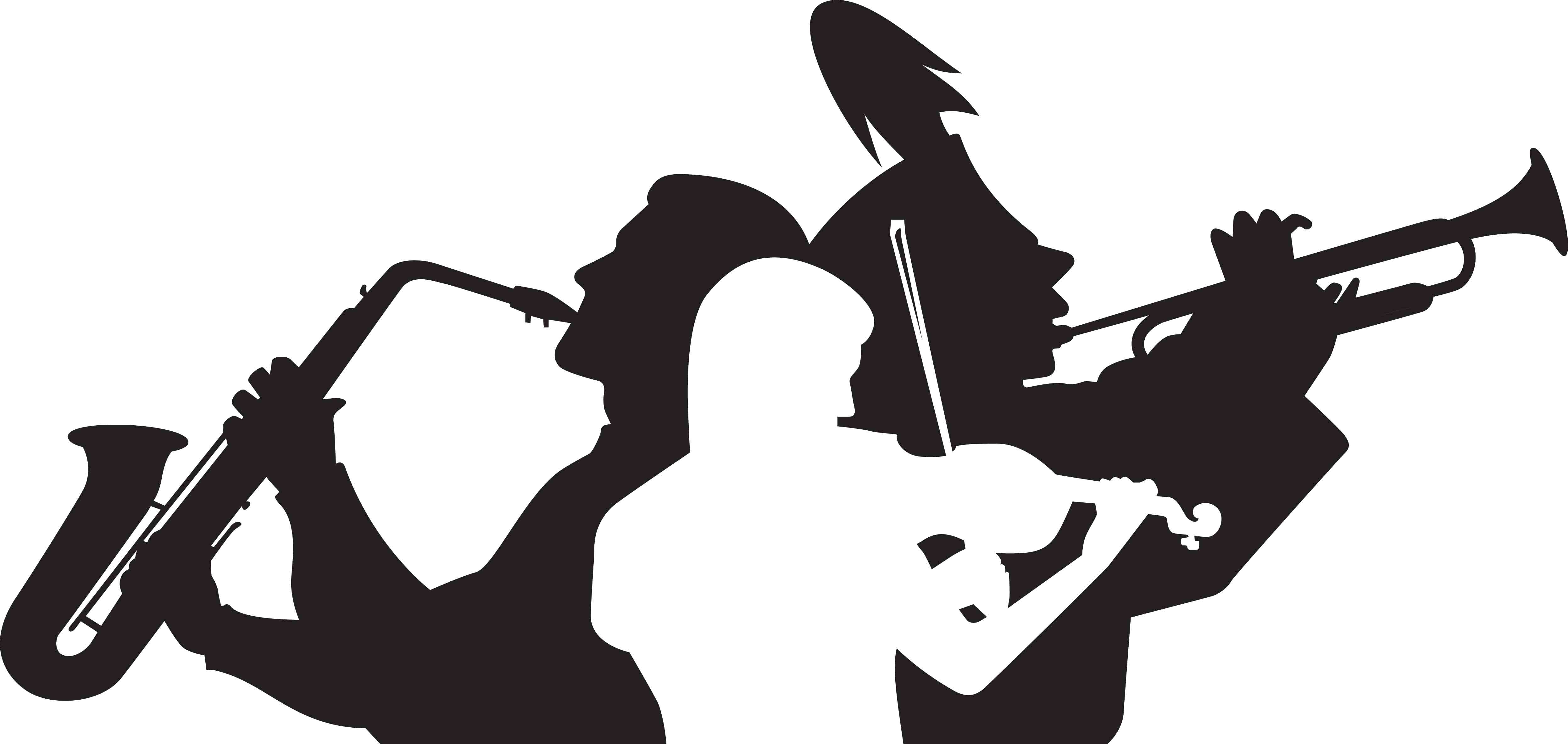 Image of Band Clipart #3921, Jazz Band Clip Art - Clipartoons
