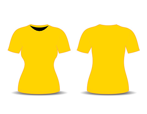Yellow T Shirt Shirt Blank Pictures, Images and Stock Photos