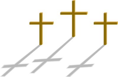 3 Crosses Clipart