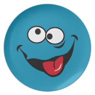 Smiley Face Cartoons Plates | Zazzle
