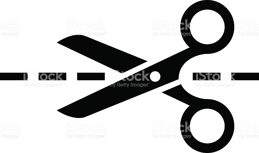 clipart perforated line with scissor - photo #1