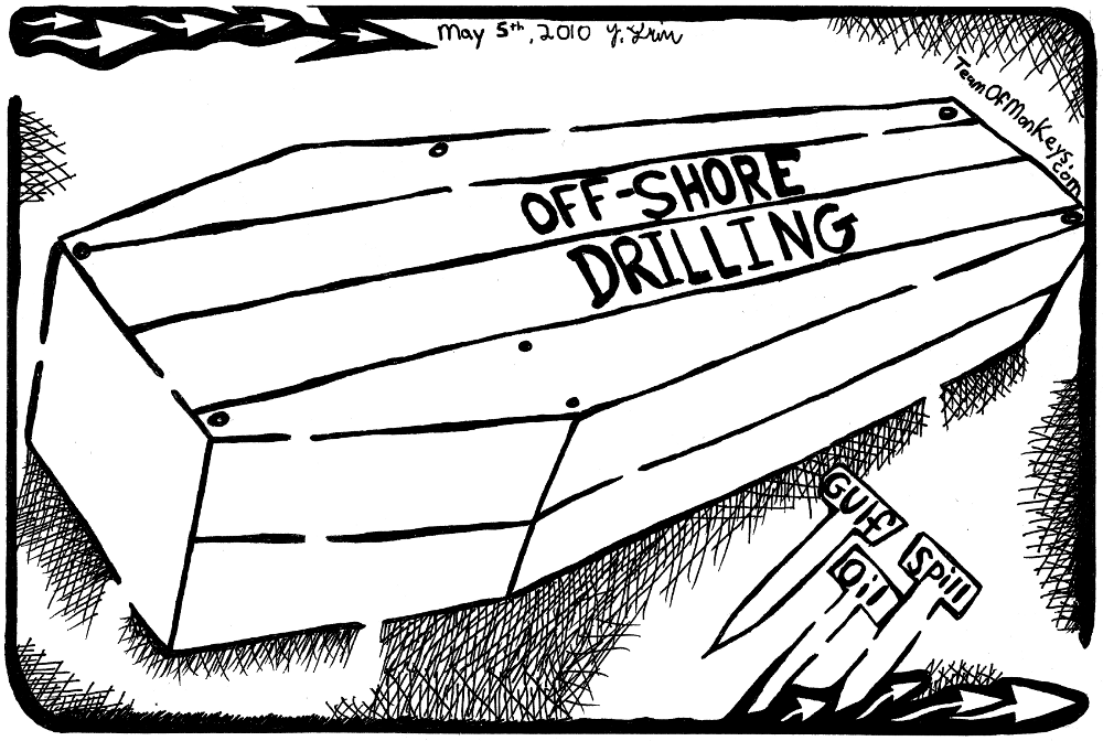 Editorial Maze Cartoon on off shore drilling and how the gulf oil ...