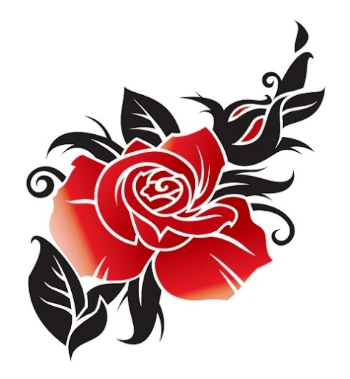 trible butterflies and roses clipart best trible butterflies and roses clipart best