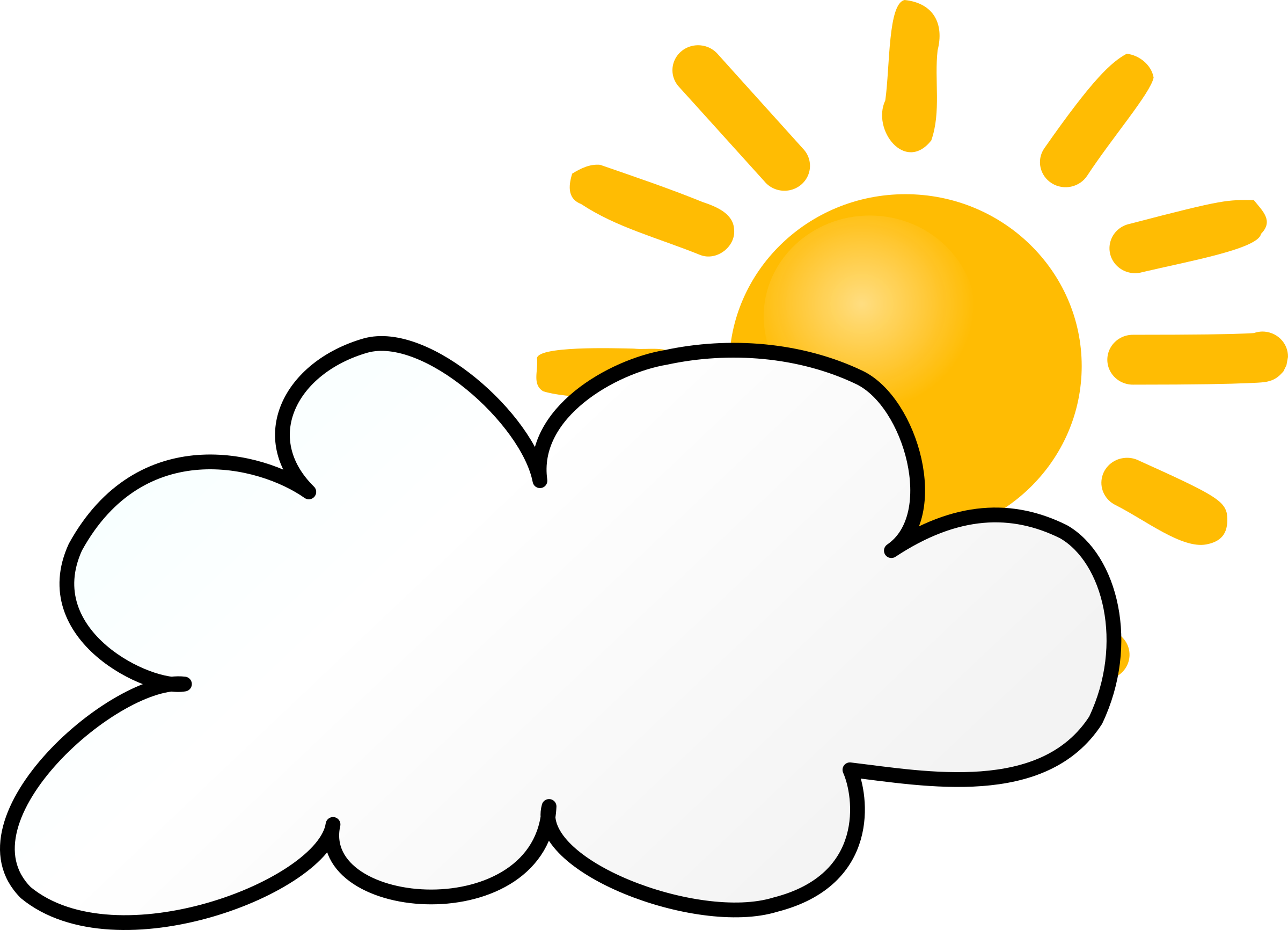 Clip Art Partly Sunny Partly Rainy Clipart