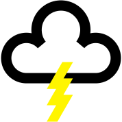 Weather Symbol For Lightning - ClipArt Best