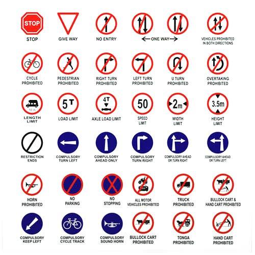 Road Safety Signs - Road Safety Mandatory Signs Exporter from ...