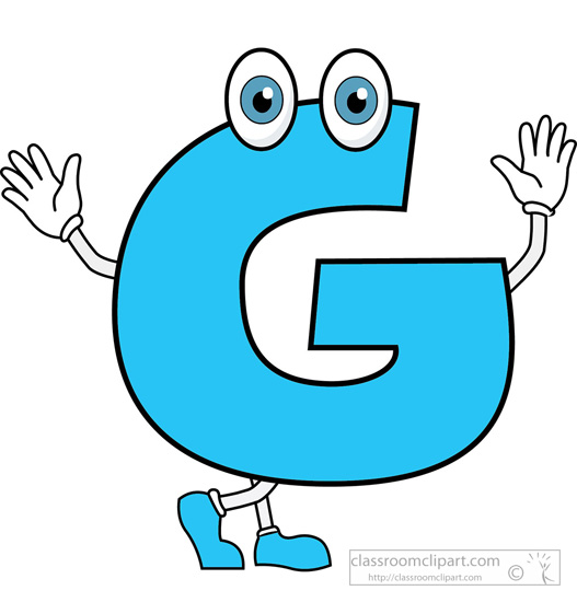 Alphabets : letter-G-2-cartoon-alphabet : Classroom Clipart