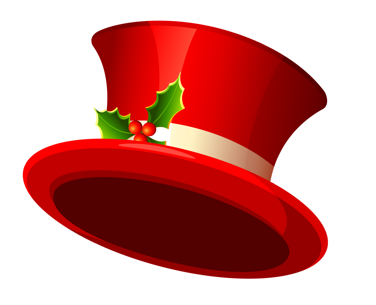 Santa hat clipart free transparent