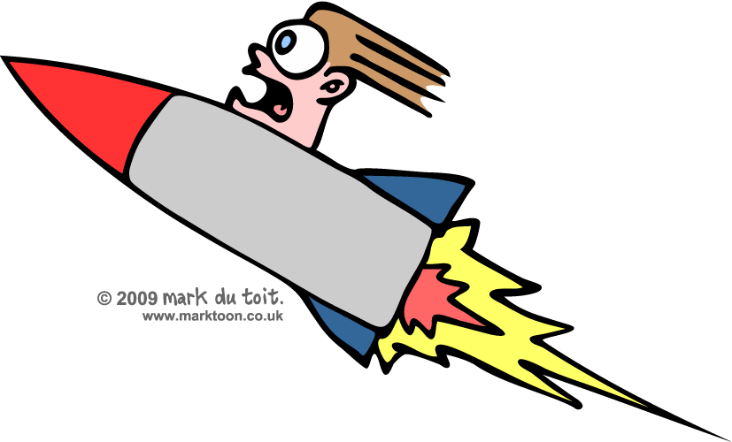 Moving Animated Rocket Clipart