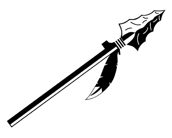 Arrowhead Spear Clipart