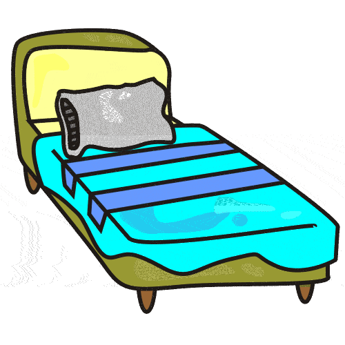 Free clipart bed