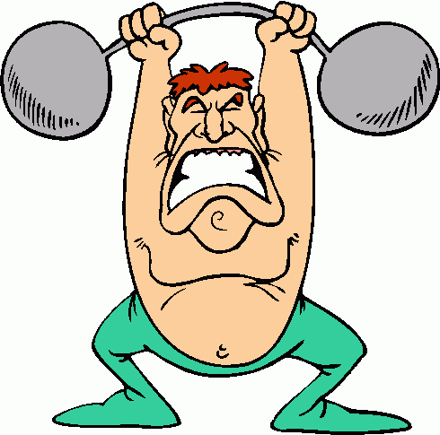 Weight Lifting Clipart