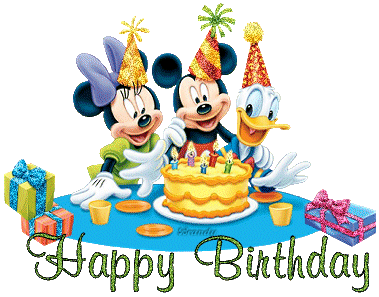 Mickey mouse happy birthday clip art