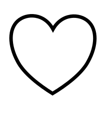 Wikijunior:Valentines Hearts Alphabet Coloring Book/BLANK-STENCIL ...