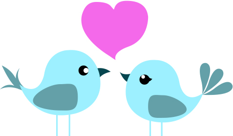 15 Love Birds Vector Graphic Images - Love Birds Tree Graphic ...