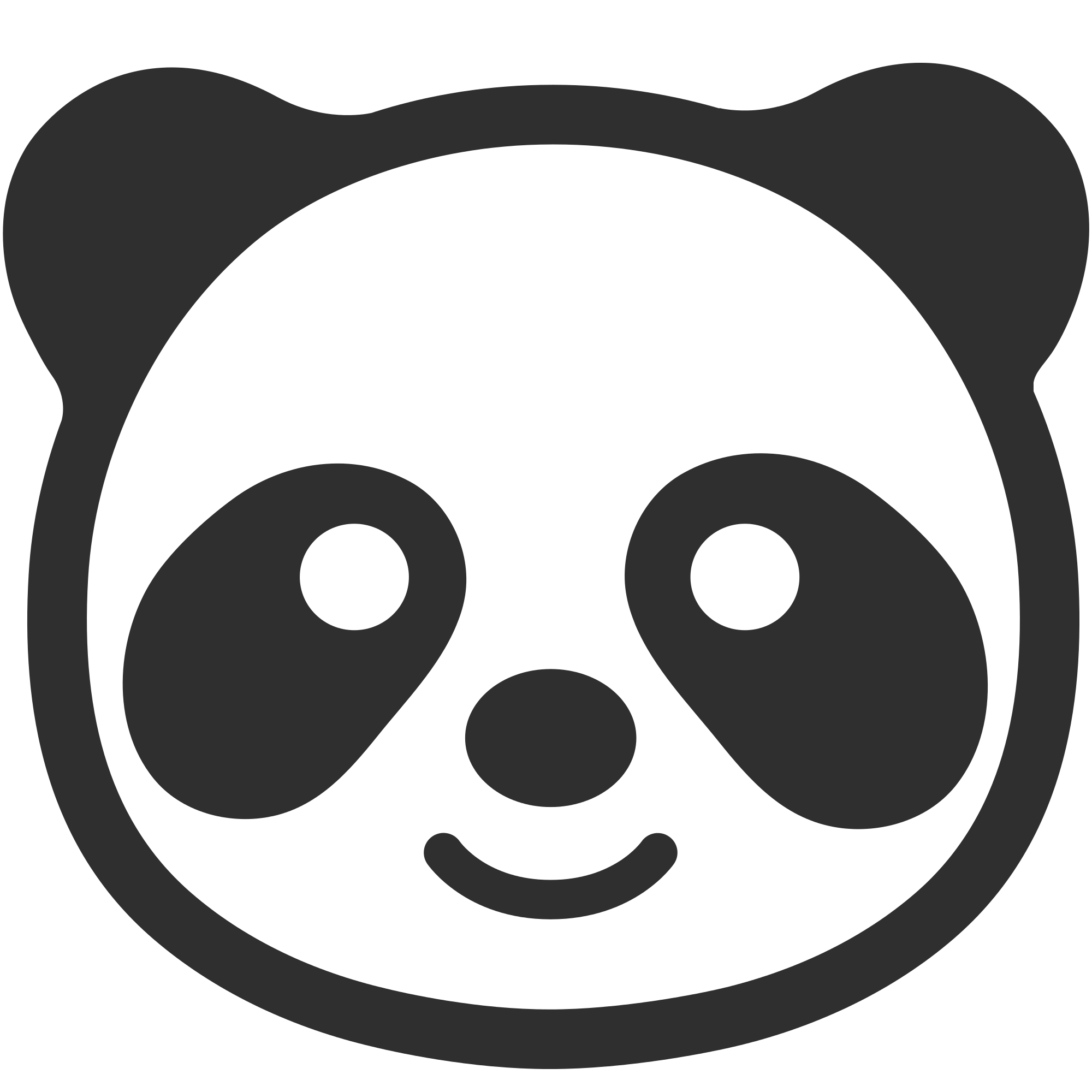Emoji Panda transparent PNG - StickPNG
