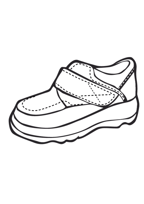eps shoe printable coloring in pages for kids - number 3100 online