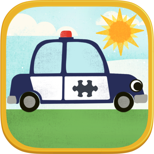 Amazon.com: Car Games for Kids: Fun Cartoon Airplane, Police Car ...